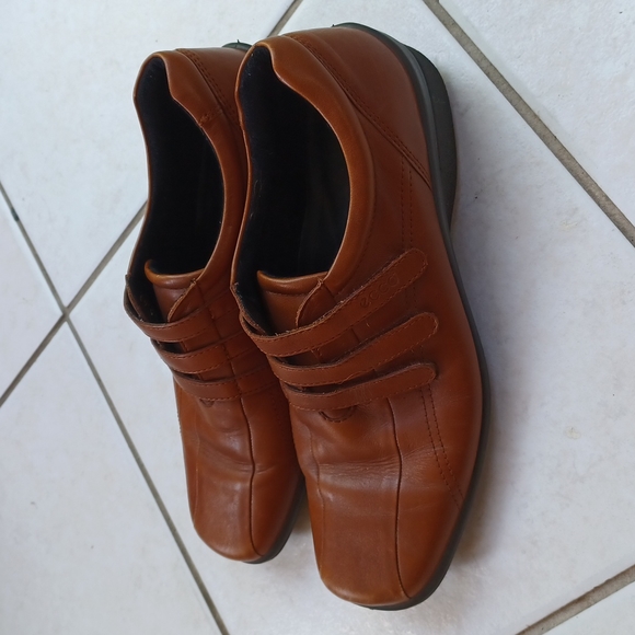 Ecco walnut leather loafer Size 41 - Picture 6 of 15